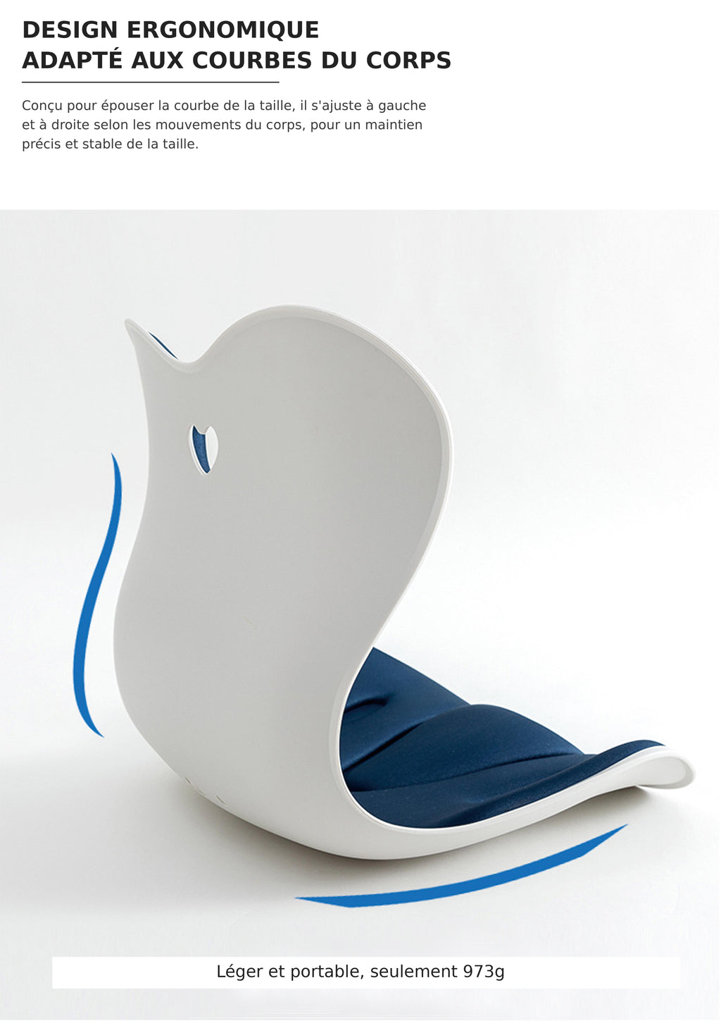 Siège Ergonomique SITDOWN - Correcteur de posture